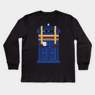 13th Doctor Tardis Kids Long Sleeve T-Shirt